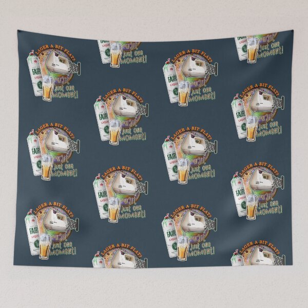 Item preview, LAGER A BIT FLAT? Wait just one moment! - Mr Jolly Lives Next Door Inspired designed and sold by RetroTeeStudio.