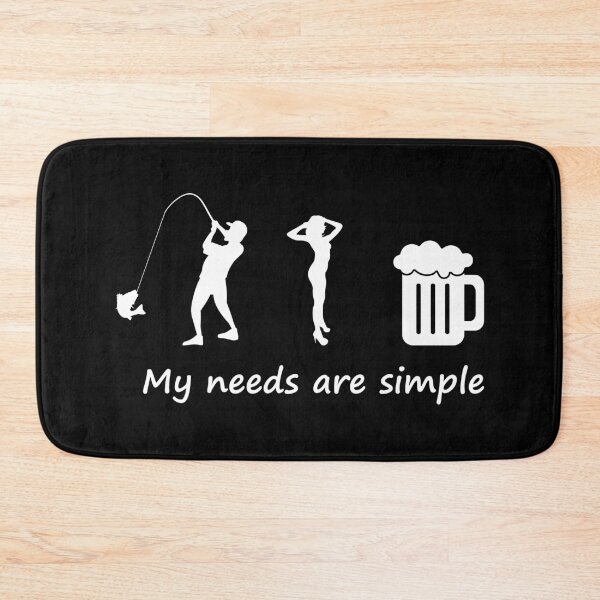 Item preview, Fisherman fishing passion simple needs designed and sold by Hypershirty.