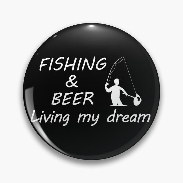 Item preview, Fishing and beer fun fishing passion designed and sold by Hypershirty.