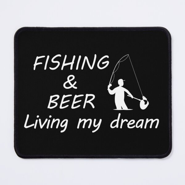 Item preview, Fishing and beer fun fishing passion designed and sold by Hypershirty.