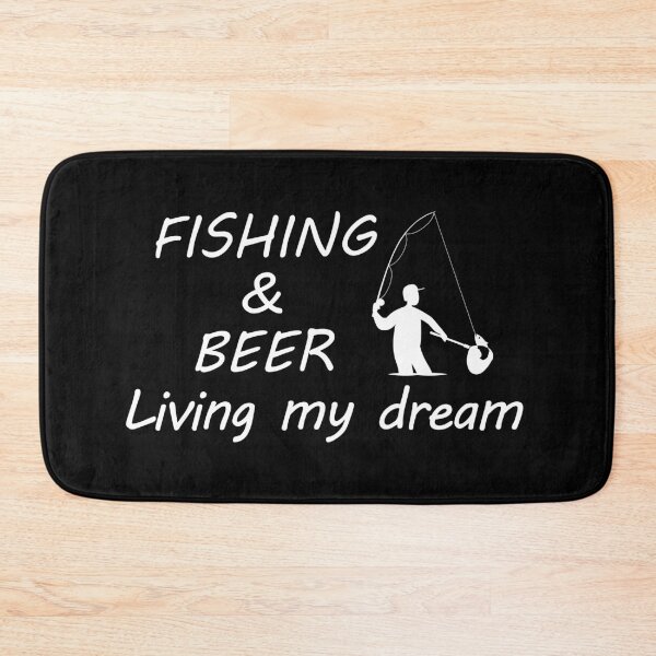 Item preview, Fishing and beer fun fishing passion designed and sold by Hypershirty.
