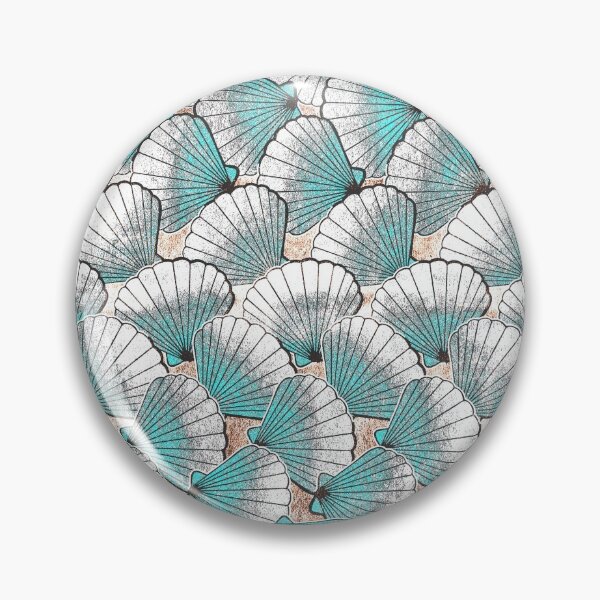 Item preview, Vintage Turquoise Clam Shells designed and sold by Perrin Le Feuvre.