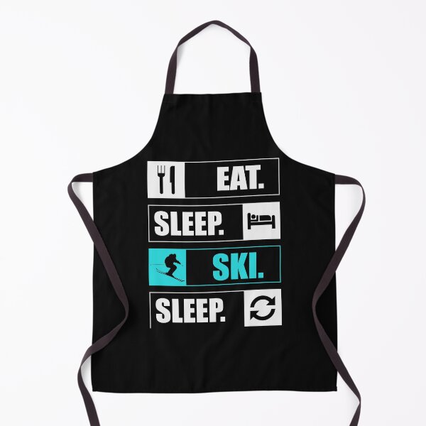 Item preview, School Is Important But Skiing Is Importanter Eat Sleep Sky Sleep Repeat designed and sold by CandyLoo.