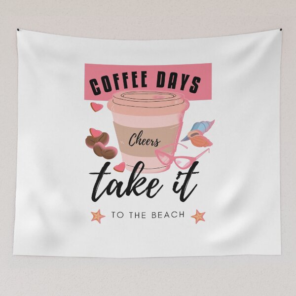 Item preview, Coffee Days take your coffee with you to the beach. designed and sold by vibeno1.