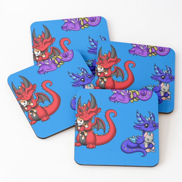 Item preview, Dragons with Plushies Sticker Pack 2 Sticker designed and sold by MertKadam.