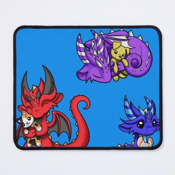 Item preview, Dragons with Plushies Sticker Pack 2 Sticker designed and sold by MertKadam.