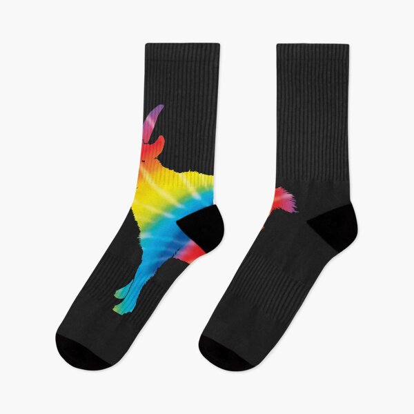 Item preview, Tie Dye Chamois Rainbow Print Animal Hippie Peace Gift designed and sold by Siosaia88.