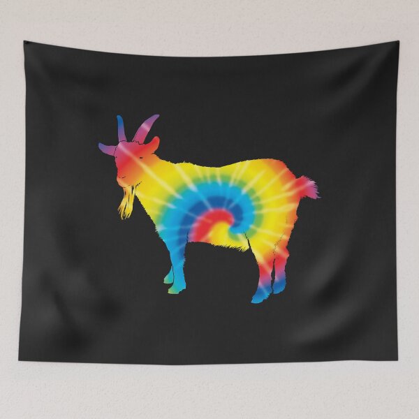 Item preview, Tie Dye Chamois Rainbow Print Animal Hippie Peace Gift designed and sold by Siosaia88.