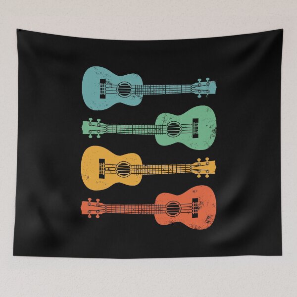 Item preview, Ukulele Cool Retro Colors designed and sold by nightsworthy.