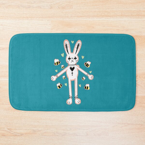 Item preview, Ugly Bunny Dancing with the Buzzy Bees Sticker designed and sold by JohannWalter.