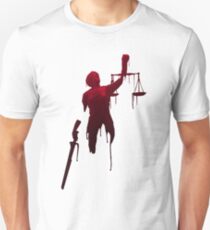 Dame Gerechtigkeit Slim Fit T-Shirt