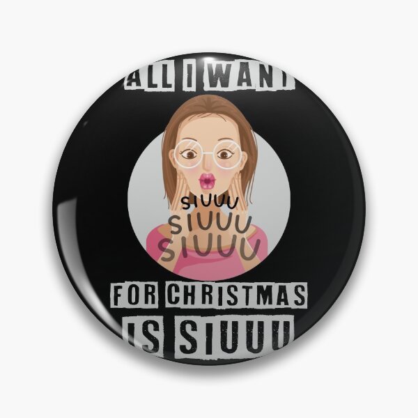 Item preview, ALL I WANT FOR CHRISTMAS IS SIUUU designed and sold by KHAFiT.