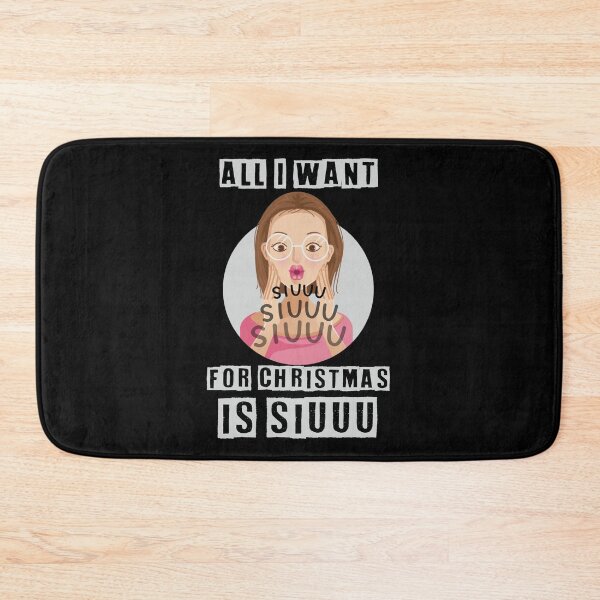 Item preview, ALL I WANT FOR CHRISTMAS IS SIUUU designed and sold by KHAFiT.
