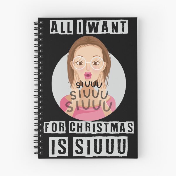Item preview, ALL I WANT FOR CHRISTMAS IS SIUUU designed and sold by KHAFiT.