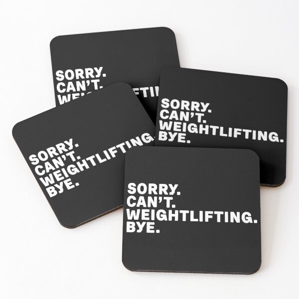 Item preview, Sorry. Weightlifting. Bye. designed and sold by Kathyy-.