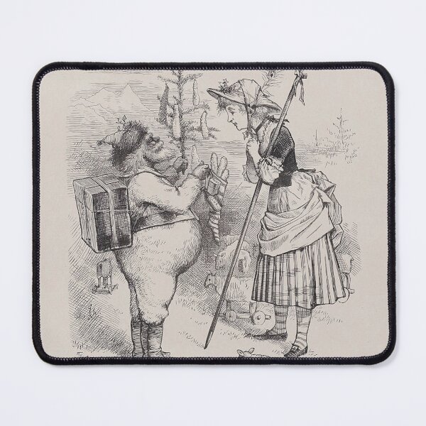 Item preview, Santa Claus and Little Bo Peep line art designed and sold by Lady-Frost.