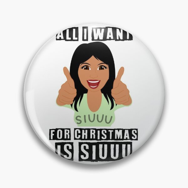 Item preview, ALL I WANT FOR CHRISTMAS IS SIUUU designed and sold by KHAFiT.