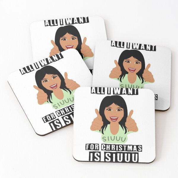 Item preview, ALL I WANT FOR CHRISTMAS IS SIUUU designed and sold by KHAFiT.