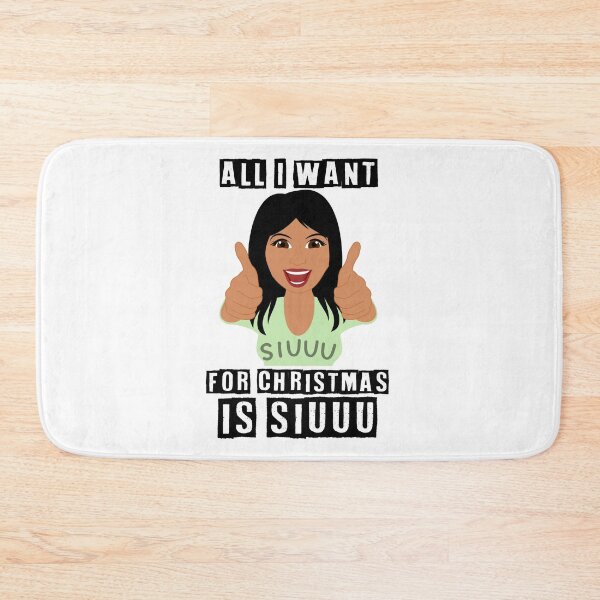 Item preview, ALL I WANT FOR CHRISTMAS IS SIUUU designed and sold by KHAFiT.