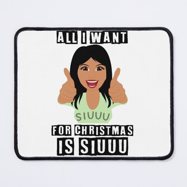 Item preview, ALL I WANT FOR CHRISTMAS IS SIUUU designed and sold by KHAFiT.