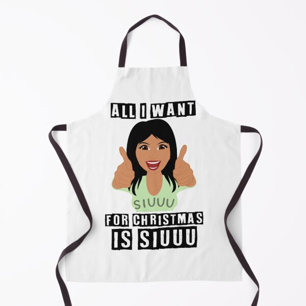 Item preview, ALL I WANT FOR CHRISTMAS IS SIUUU designed and sold by KHAFiT.