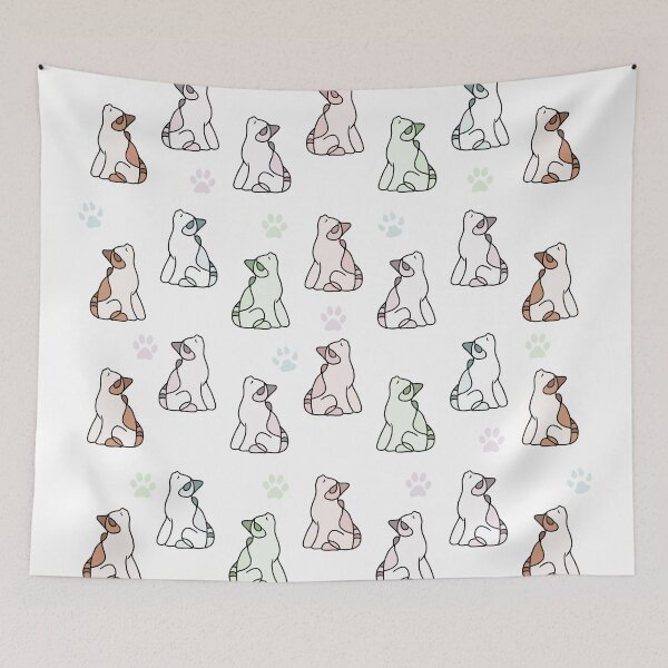 Item preview, Elegant looking up cat pattern  designed and sold by Bella510.