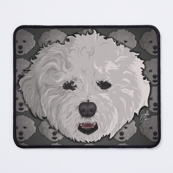 Item preview, Bichon Frise (With Background) designed and sold by doodleeightytwo.