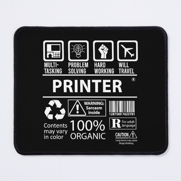 Item preview, Printer T Shirt - MultiTasking Certified Job Gift Item Tee designed and sold by oslandefren.
