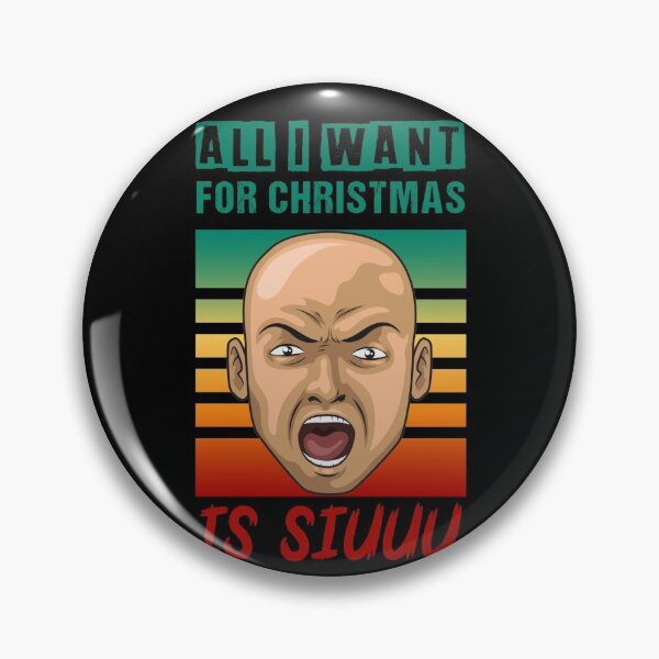 Item preview, ALL I WANT FOR CHRISTMAS IS SIUUU designed and sold by KHAFiT.