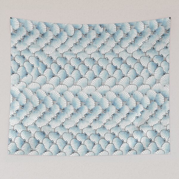 Item preview, Sun Bleached Blue Clam Shells designed and sold by Perrin Le Feuvre.