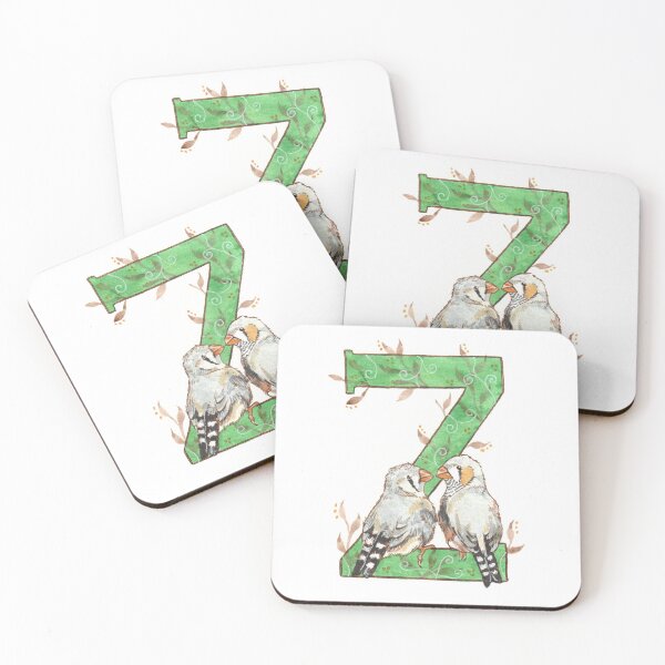 Item preview, Z for Zebra Finch designed and sold by lindefee.