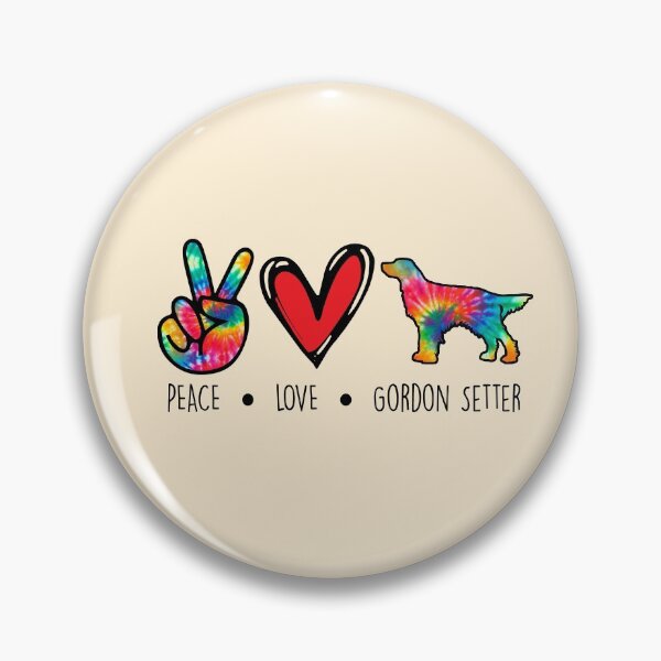 Item preview, Gordon Setter Dog Tie  Dye Peace Love Dog Mom  designed and sold by rafaeltto.