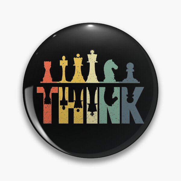 Item preview, Think Retro Vintage Chess Pieces Player Gifts Chess designed and sold by Michaelvintage.
