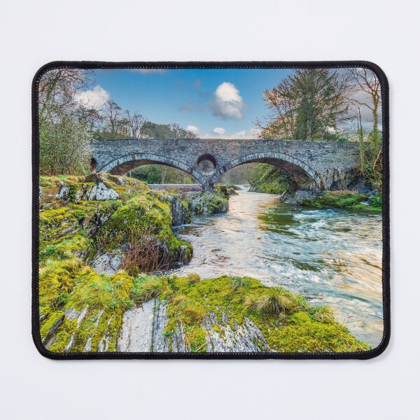 Item preview, Cenarth Bridge and Falls, Wales, UK designed and sold by MLP Fine Art.