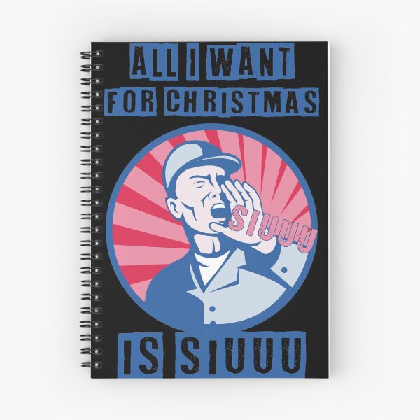 Item preview, ALL I WANT FOR CHRISTMAS IS SIUUU designed and sold by KHAFiT.