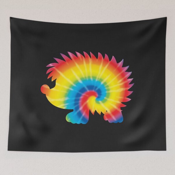 Artikelvorschau, Tie Dye Igel Rainbow Print Nagetier Hippie Friedensgeschenk entworfen und verkauft von Siosaia88.