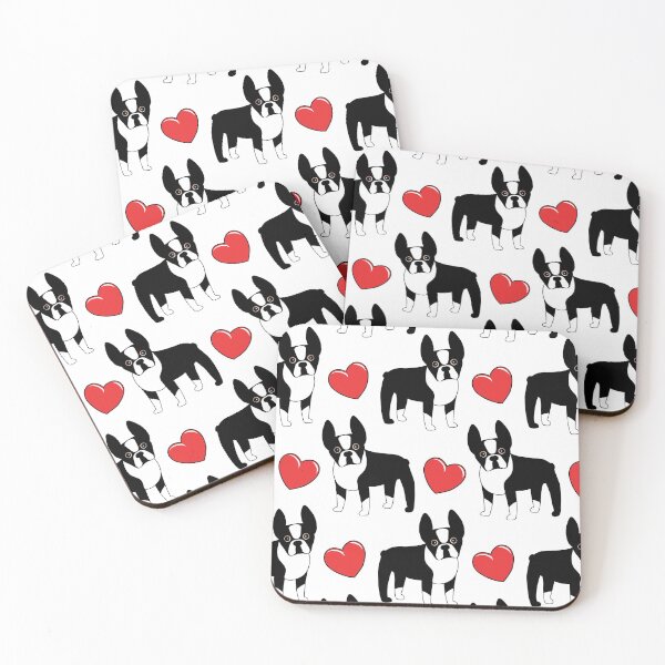 Item preview, I Love Boston Terriers designed and sold by AntiqueImages.
