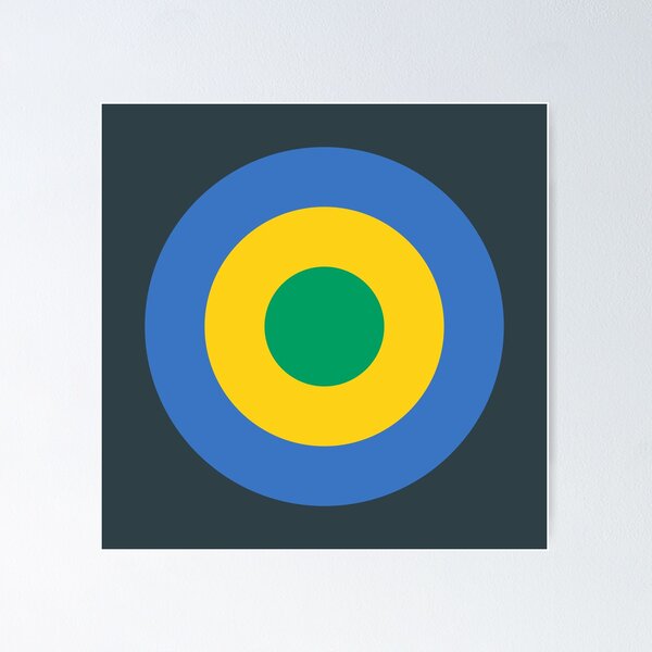 Item preview, Fuerza Aérea de Gabón - Roundel designed and sold by wordwidesymbols.