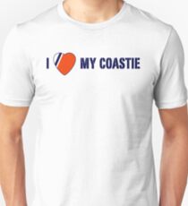 I Love My Coastie Slim Fit T-Shirt