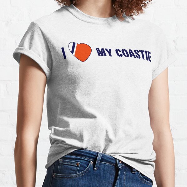 I Love My Coastie U.S Coast Guard Denim Shirt
