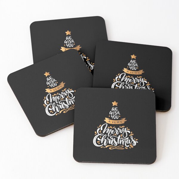 Item preview, We Wish You A Verry Merry Christmas Gold Gift designed and sold by Studio TANFF.