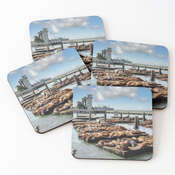 Item preview, Sealions, San Francisco, California designed and sold by MLP Fine Art.