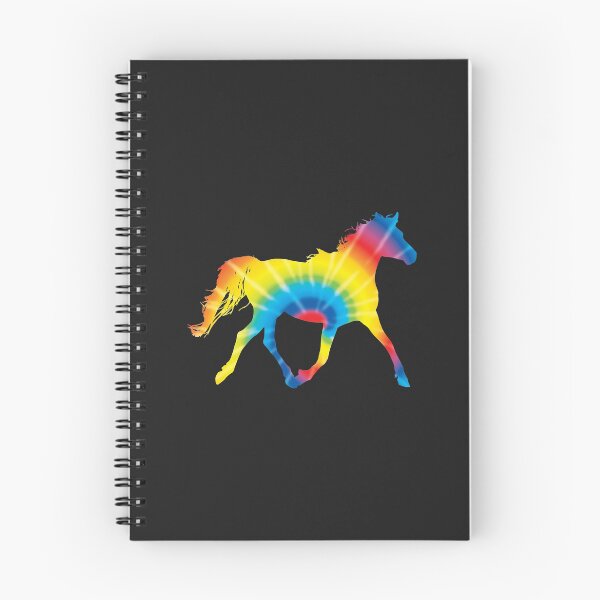 Artikelvorschau, Tie Dye Horse Rainbow Print Hase Stute Pony Hippie Friedensgeschenk entworfen und verkauft von Siosaia88.