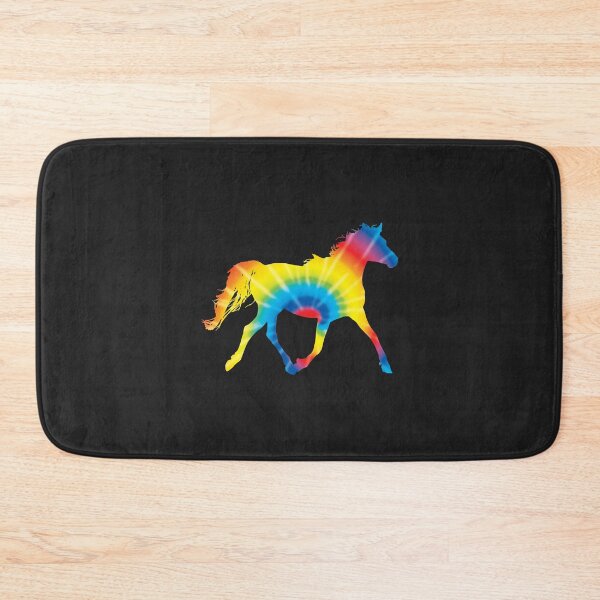 Artikelvorschau, Tie Dye Horse Rainbow Print Hase Stute Pony Hippie Friedensgeschenk entworfen und verkauft von Siosaia88.