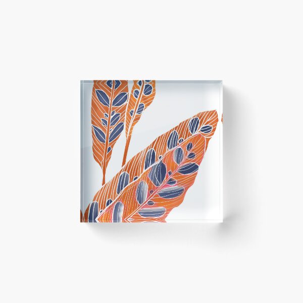 Item preview, Rattle Snake Leaf on White designed and sold by Debrafarrellart.