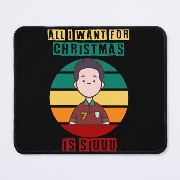 Item preview, ALL I WANT FOR CHRISTMAS IS SIUUU designed and sold by KHAFiT.