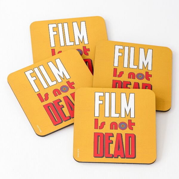 Item preview, FILM IS NOT DEAD Typography Artwork Design designed and sold by aidanaly.
