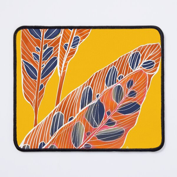 Item preview, Rattle Snake Leaf on Yellow designed and sold by Debrafarrellart.