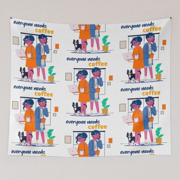 Item preview, everyone needs coffee designed and sold by qofebean.