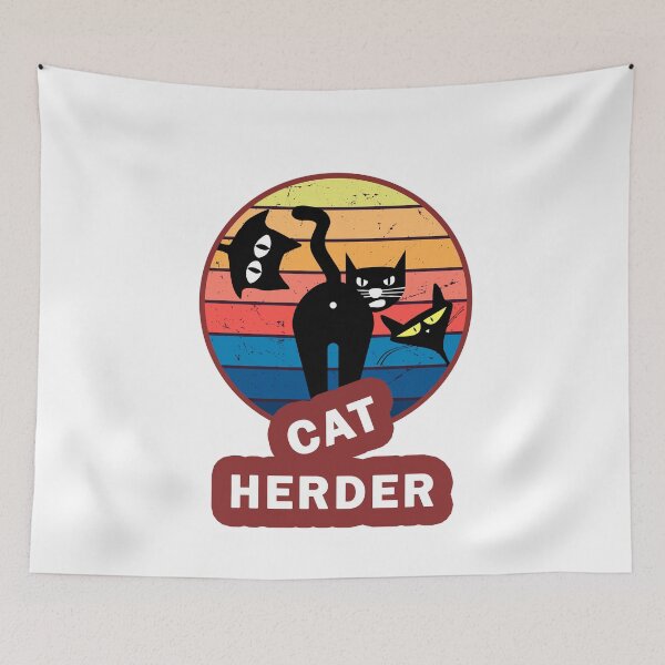 Item preview, Cat Herder -  funny street cats   designed and sold by JawadBaali.